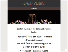 Tablet Screenshot of gardendlights.org
